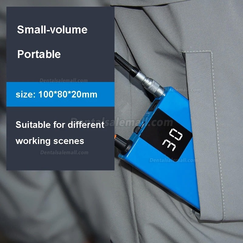 Fastrong C100-BL Portable Brushless Dental Lab Micromotor 30000RPM